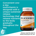Blackmores Multivitamin + Antioxidants Sustained Release Tablets 125 pack — daily multivitamin supplement for energy, immunity, and overall wellbeing.