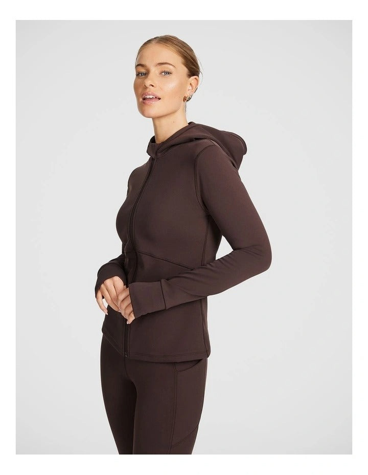 Rockwear Women's Thermal Jacket in Chocolate