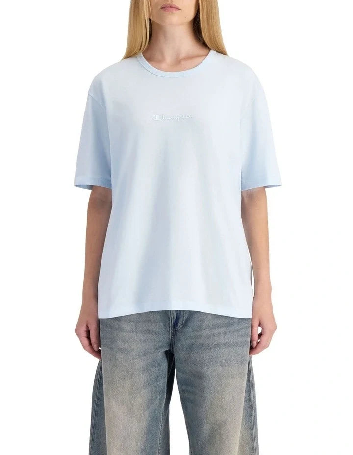 Men’s Champion spring color script logo t-shirt