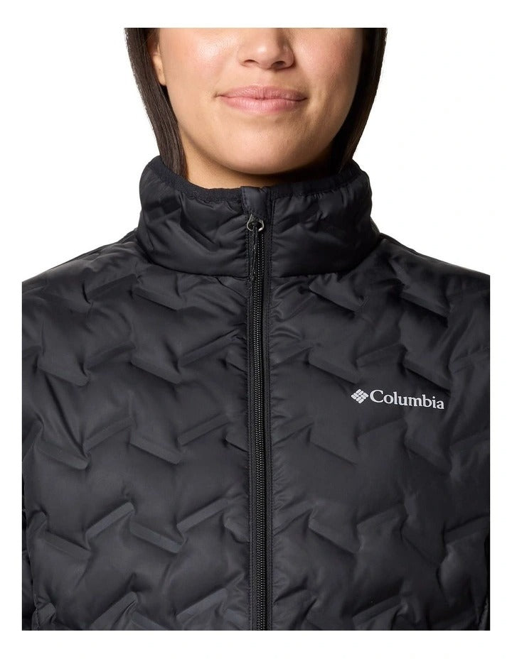 Columbia Delta Ridge II Down Hooded Jacket in Black, view 4