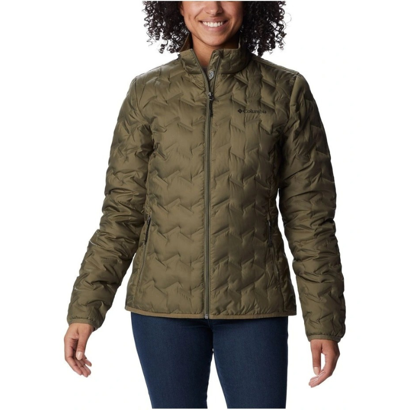 Columbia Delta Ridge II Down Hooded Jacket in Green