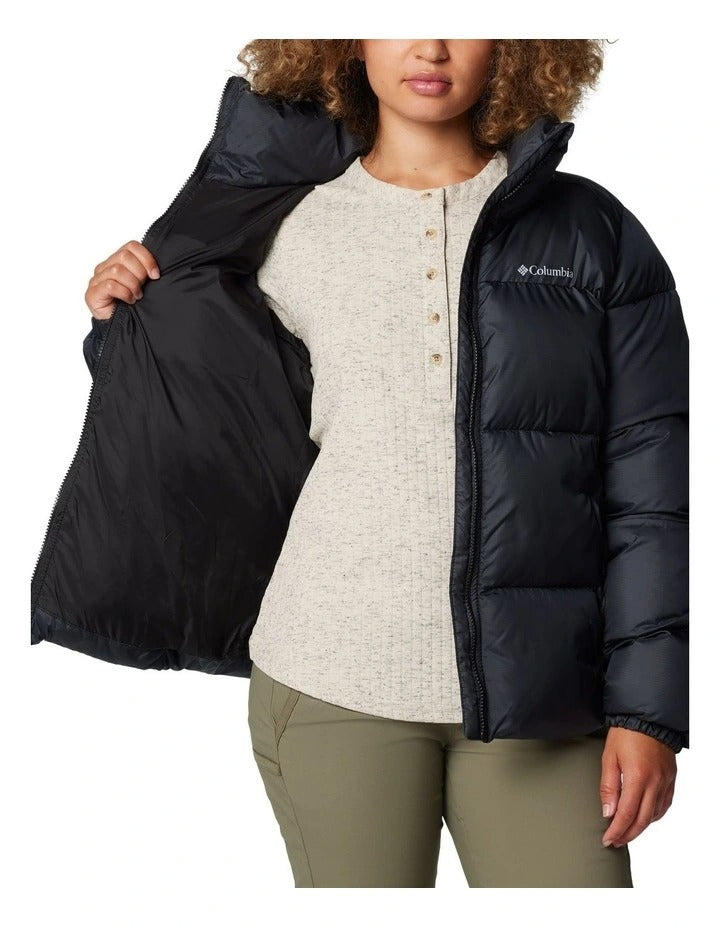 Columbia Puffect II Puffer Jacket in Black, view 5