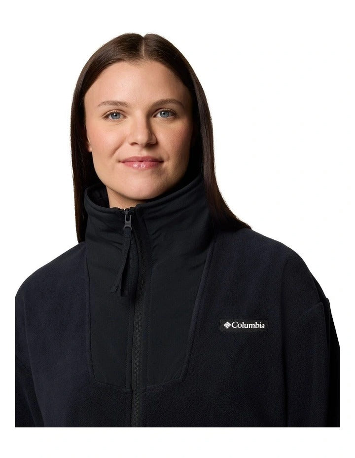 Columbia Sequoia Grove Full Zip Fleece in Black, view 5