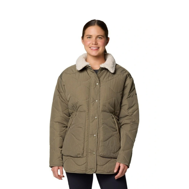 Columbia Birchwood II Quilted Jacket in Stone Green