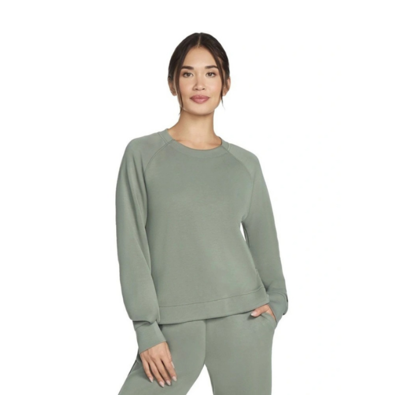 Skechers Skechluxe Elevate Crewneck in Green LT152 TPOL