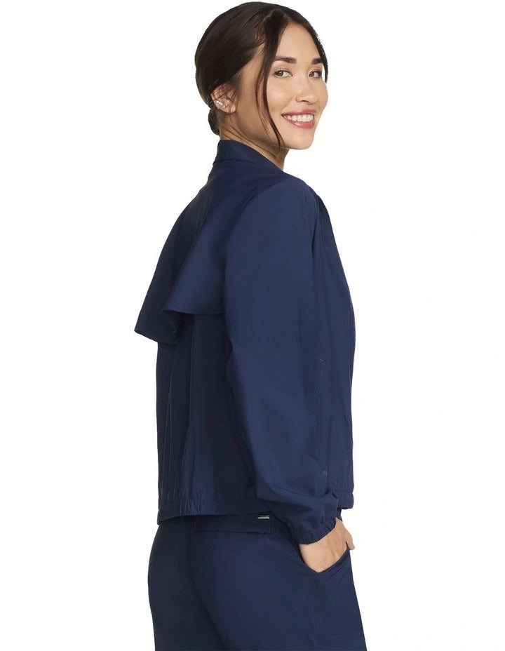Skechers JA167 Journey Full Zip Jacket in Blue, view 5