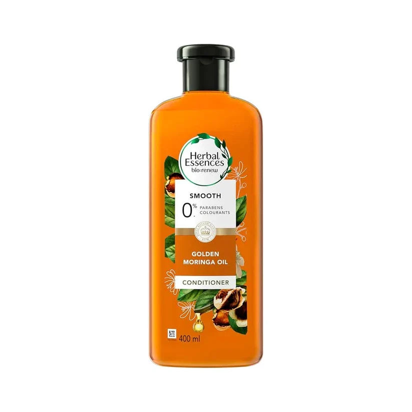 Herbal Essences Conditioner Golden Moringa Oil 400ml for silky, nourished, and healthy hair