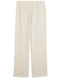 Puma Essentials No.1 Logo Straight Pants in cotton polyester blend with elastic waistband and embroidered logo