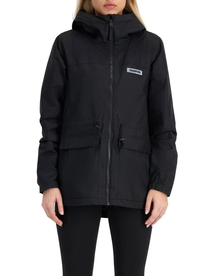 Black Champion waterproof rain jacket