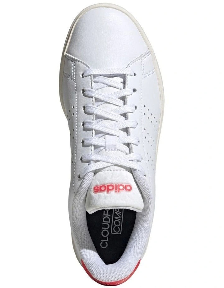 Adidas Advantage 2.0 Shoes in White, view 5