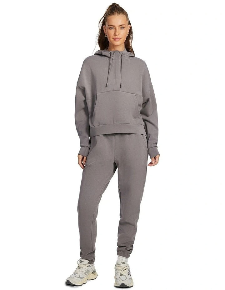 Rockwear Travel Hip Half Zip Hoodie in Almond, view 5