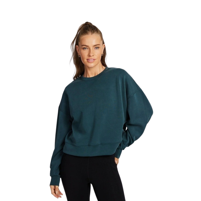 Rockwear Travel Hip Length Crew Sweater Front View
