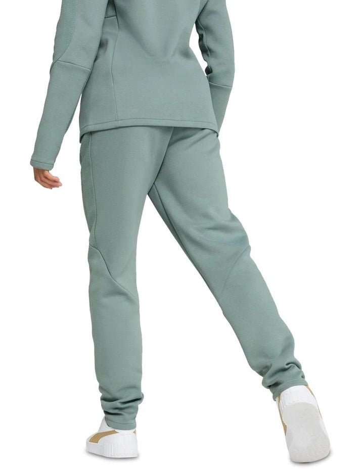 Puma Evostripe Sweatpants 77% Cotton 23% Recycled Polyester with Reflective Drycell Logo and Zip Pockets
