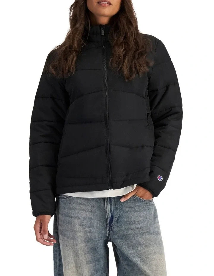 Warm quilted Champion Rochester Lightweight Puffer Jacket with zipper