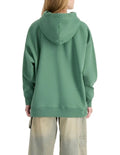 Oak green Champion tonal script logo hoodie