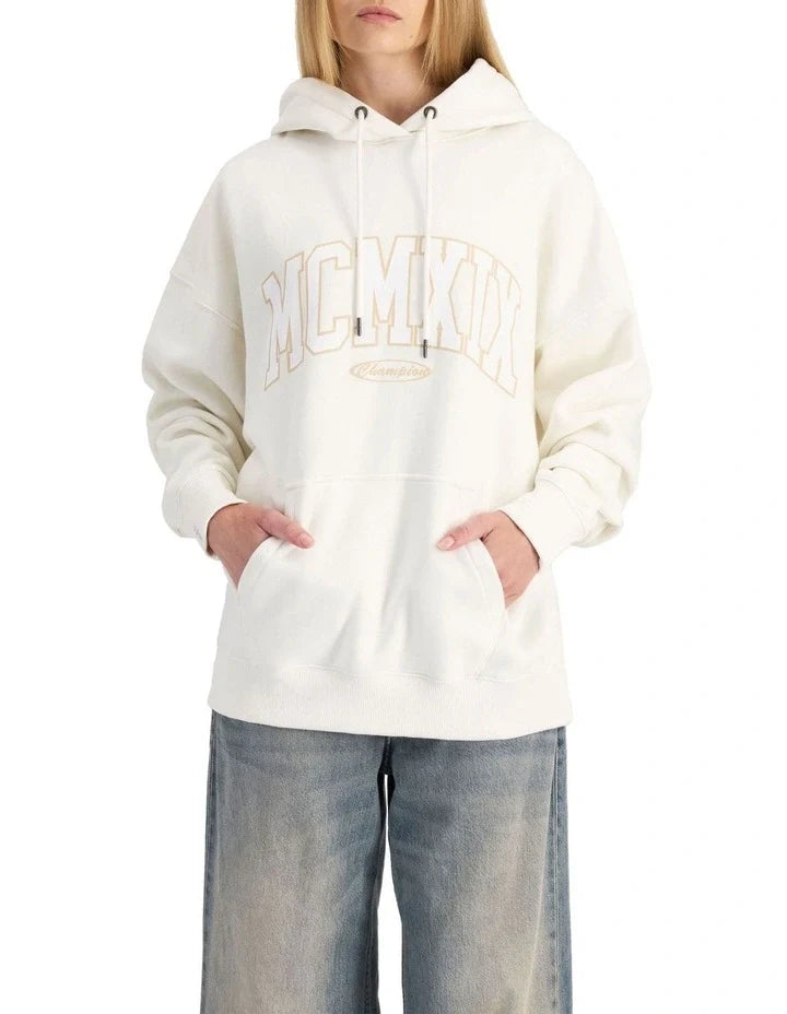 Comfortable Champion Graphic cotton hoodie sweatshirt
