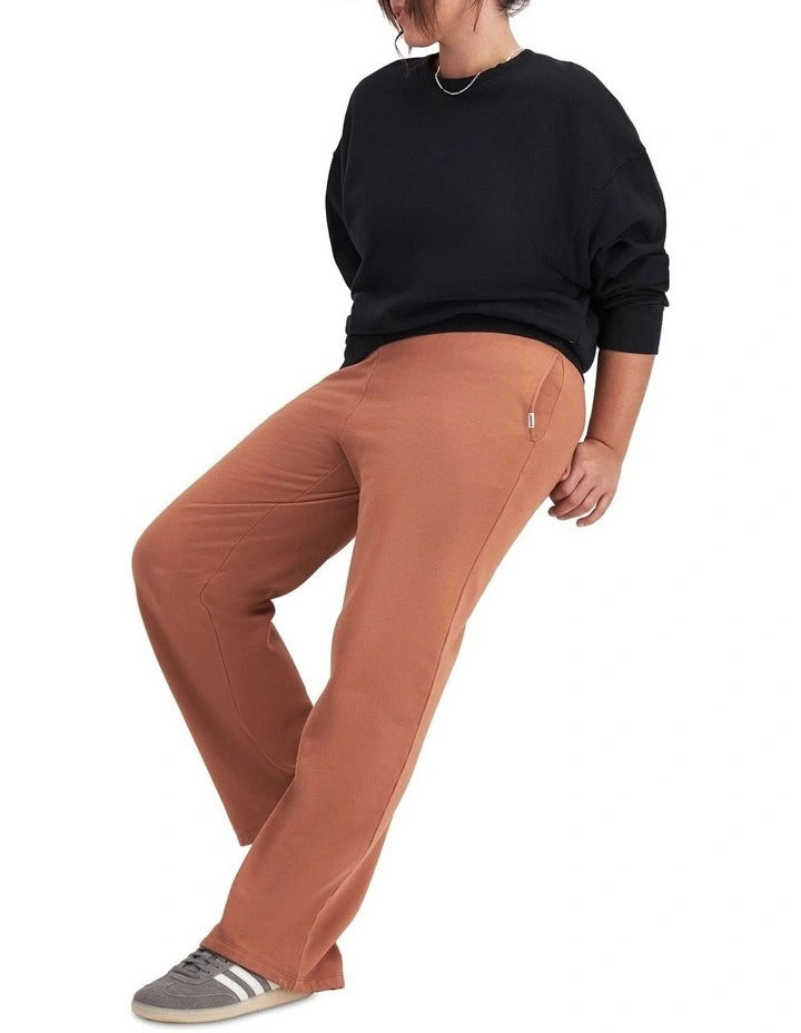 Bonds Sweats Cotton Fleece Pullover in Black, view 5