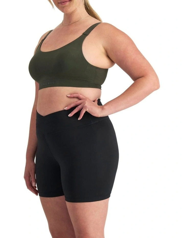 Bonds Move Seamless Bralette in Green, view 3