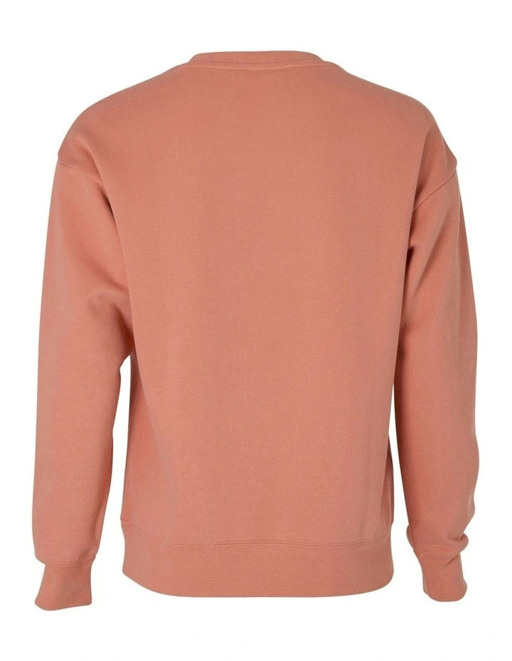 Puma Ess Elevated Badge Crew Fl Sweatshirt, view 3