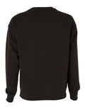 Puma Ess Elevated Badge Crew Fl Sweatshirt in cotton blend with embroidered Puma Cat logo, ribbed cuffs and hem for casual style