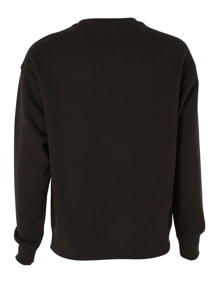 Puma Ess Elevated Badge Crew Fl Sweatshirt, view 3