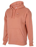 Puma Ess Elevated Badge Hoodie with embroidered logo, adjustable hood, ribbed cuffs and hem – casual cotton and recycled polyester hoodie