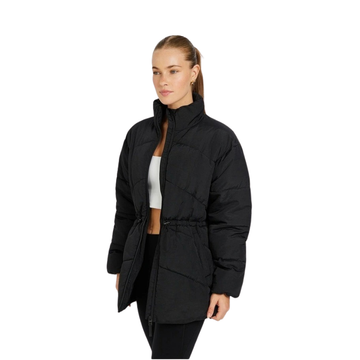 Rockwear Longline Puffer Jacket Black – Women’s Style