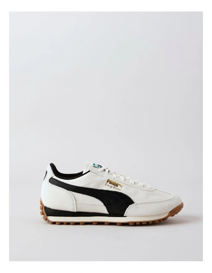 Puma Easy Rider Nylon Cool Women’s Shoes with low heel, vintage retro running sneaker in textile and leather design