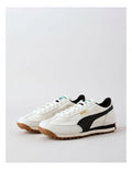 Puma Easy Rider Nylon Cool Women’s Shoes with low heel, vintage retro running sneaker in textile and leather design