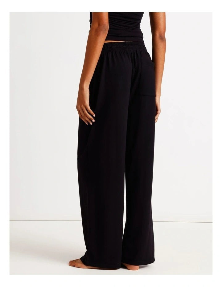 Chloe & Lola Loungewear Pintuck Scuba Pant in soft fabric, with relaxed fit and pintuck detail.