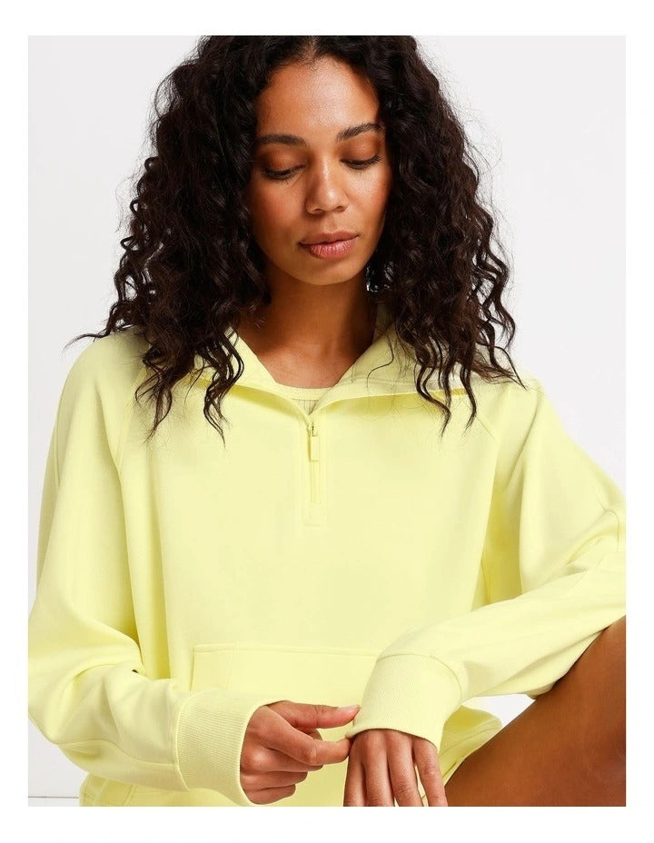 Chloe & Lola crew neck loungewear top in quality modal-polyester blend.