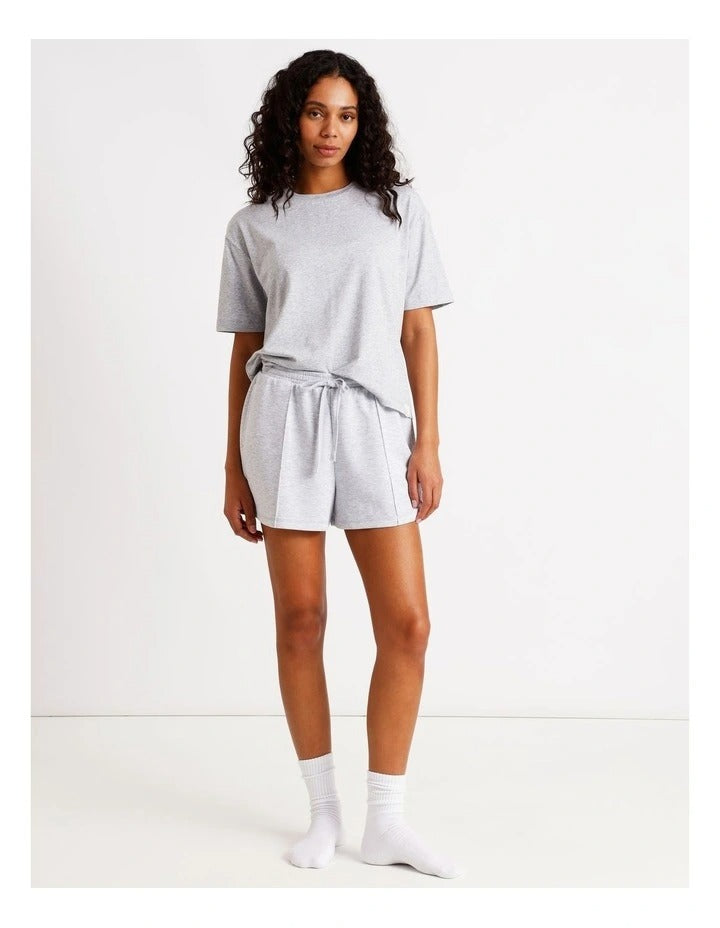 Chloe & Lola Boyfriend Lounge T-Shirt in 100% Modal fabric, featuring a relaxed fit and round neck.