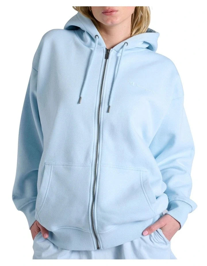 Athletic style Champion quarter zip sweater in blue