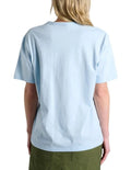 Champion script logo cotton t-shirt in blue