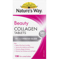 Nature's Way Beauty Collagen Tablets 120 pack — premium collagen supplement for skin, hair, and nails support.