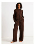 Chloe & Lola women’s loungewear pintuck scuba pants with relaxed fit – exclusive to Myer