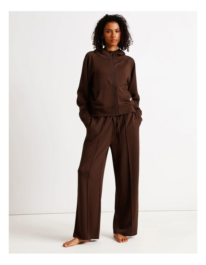 Chloe & Lola women’s loungewear pintuck scuba pants with relaxed fit – exclusive to Myer