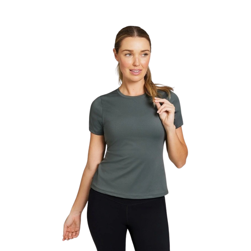 Rockwear Base Layer Travel Tee in Khaki