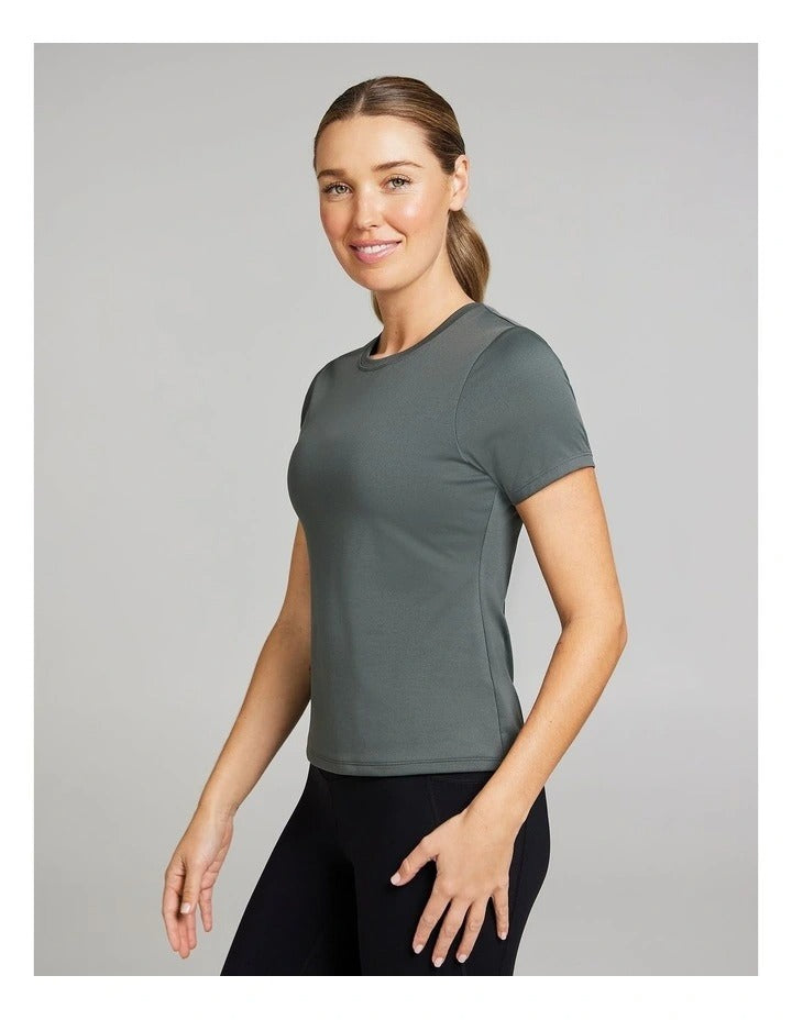 Rockwear Base Layer Travel Tee in Khaki, view 3