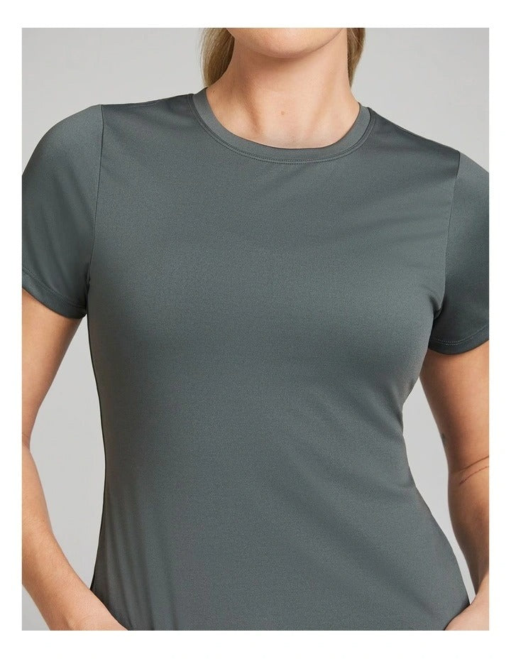 Rockwear Base Layer Travel Tee in Khaki, view 4