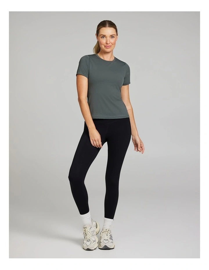 Rockwear Base Layer Travel Tee in Khaki, view 5