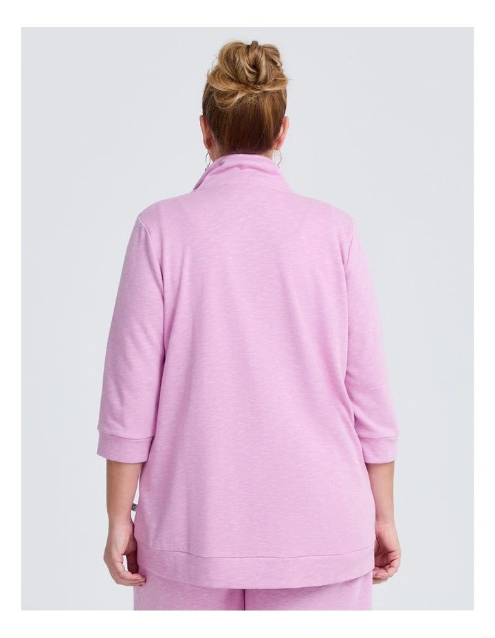 Taking Shape Active Sweat Jacket Lilac, view 2