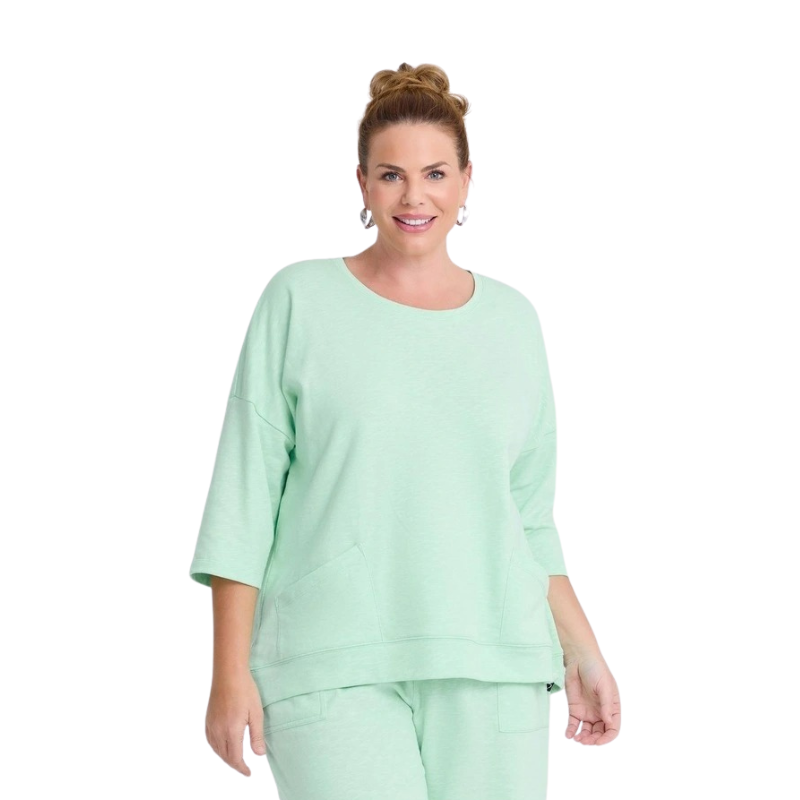 Taking Shape Patch Pocket Sweat Mint