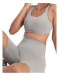 Move Seamless Bralette in light marle with adjustable straps, removable cups, and moisture-wicking fabric for smooth everyday comfort
