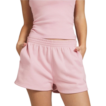 cosy fleece shorts ballet pink by rockwear