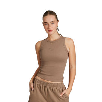 Rockwear Rib Tank Caramel – Women’s Ribbed Tank Top