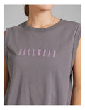 Rockwear Cotton Tank in Grey - Women's Full-Length Tank Top
