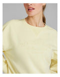Rockwear Cosy Fleece Crew Sweater in Sunflower - Women’s Soft Fleece Sweater