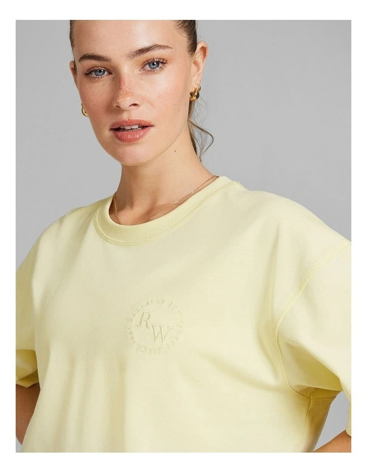 Rockwear Heavyweight Oversize Tee in Sunflower for Women