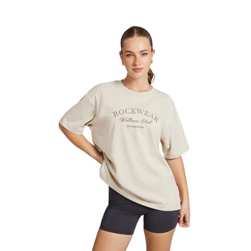 Heavyweight Oversize Tee in Vanilla by Rockwear